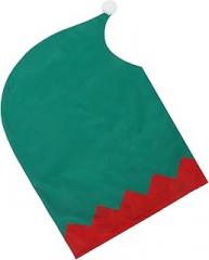 Milisten Christmas Chair Cover Seat Slipcover Green Chair Back Cover for Dining Room Holiday Decor for Christmas Parties