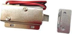 Electromagnetic Lock 12V 24V Electric Bolt Electronic Lock Small Solenoid Push-Pull Rod(Size:12V Square Bolt)