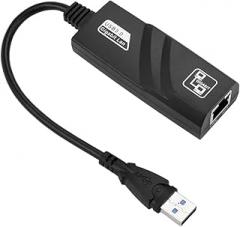 1000Mbps USpB3.0 to RJ45 Network Adaptier RTL8153 LAN Ethernet Adaptier 10/100/1000Mbps Network Card for Maicbook Laptop Win 8/7 New 2026 High for Reliable Electronic Component