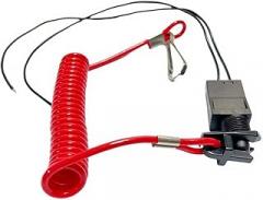 SIKUAI 1 Pc Boat Parts Kill Switch with Safety Lanyard Powersports Switches 585134 for Johnson/for Evinrude Replacement for 432230