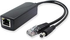 ANVISION Gigabit PoE Splitter, 48V to 12V 2A Ethernet Adapter, for Security Camera, AP, Voip and More, AV-PS12-G