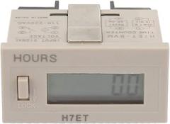 Digital Electrical Counter Totalizer AC 110-220V H7Et BVM Electronic Counter 6 Digit LCD Display Electronic Totalizer (0.0 Hours)