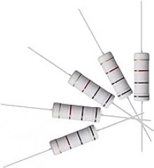 10Pcs 1K Ohm Resistor, 5W 5% Tolerance Metal Oxide Film Resistors, Shaft Lead, Flame Proof for DIY Electronic Projects and Experiments