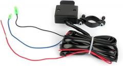 OCPTY Heavy Duty Handlebar Control Line Winch Rocker Switch Handlebar Control Warn Accessories for ATV/UTV 3M Black for KFI, WARN, Ramsey, SUPERWINCH, Champion, Venom, Badland etc.