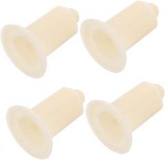 ABOOFAN 4pcs Weight Pan Feet for Digital Kitchen Scales Easy to Install Weighing Tray Accessories Compatible Electronic Scale Models White Plastic Design