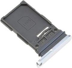 Single SIM Card Tray for Samsung Galaxy S22 Ultra 5G SM-S908B SIM Card Holder for SM-S908B SIM Card Slot Replacement for SM-S908U SM-S908U1 Silver