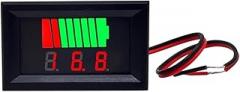Car Battreriy Charge Level Indicator 12V 24V 36V 48V 60V 72V-Thitium Battreriy Capacity Trackier Metier Tester Display LED Tester VoltTrackier Metier New 2026 High for Reliable Electronic Component