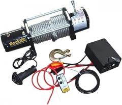 12V 24V 4309kg 3.85KW 6m/min Car Mounted Electric Winch Electronic Car Winch for Off-Road Vehicle Winch Electromagnetic Brake(12V)