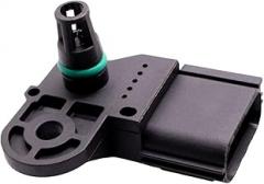0261230225 6C11-9F479-AB Intake Manifold MAP Pressure Sensor Compatible with Citroen Fiat Ford Land Rover Peugeot