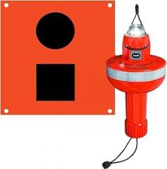 Orion 547, Electronic SOS Beacon Locator Kit with USCG Approved Distress Flag