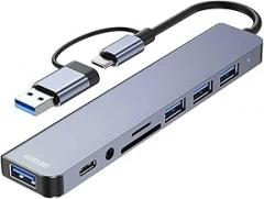 5Gbps USpB 3.0 HUB USpB C HUB USpB C Docking Station Steady Speed Transmission OTG Adaptier Splitter Type-C HUB for Laptop Maicbook New 2026 High for Reliable Electronic Component