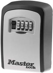 Master Lock Set Your Own combination Wall Mount Lock Box, 5 Key capacity, Black 5401EC