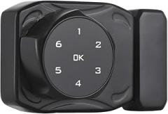 Universal Smart Cabinet Lock Keyless Electronic Induction Lock for Glass Wooden Drawer Cupboard (Black)