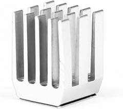 10Pcs Aluminum Heatsink Radiator Heat Sink Cooling for Electronic Chip IC 3D Printer Raspberry Pi 3B with Tape 9x9x12mm(10Pcs White)