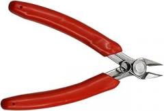 Uonlytech Stainless Steel Mini Pliers with Diagonal Cutting Blades Slip Handle Wire Cutters for DIY Jewelry Making Electronic Repairs and Household Use Portable Red Multi Purpose Tool
