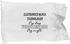 Amorfos Electronics Manufacturing Techno Worker Gifts - Pillowcase, Thoughtful Electronics Manuf. Technologist Creative and Soft Pillow Case, Perfect for Bedroom