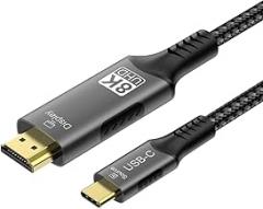 4K@60Hz Type-C to HDMI Cable USpB-C to Hdmi Cord for Max MaicBook Phone 15 Series GaIaxy Dell GaIaxy S8 to S23 Video Adaptiers Replacement for OEM New 2026 High for Reliable Electronic Component