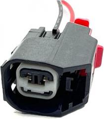 2Pin Car Fuel Injector Electronic Connector Wiring Harness ABS Sensor Plug Compatible Wrangler 13627749(10 Pcs)