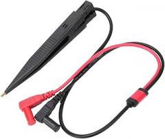 SMD Clip Probe Tweezer Clip Banana Plug Test Meter High Sensitivity Electronics SMD Inductor Test Clip Meter Probe Multimeter Tweezer Capacitor for Resistor SMD Tweezer Clip