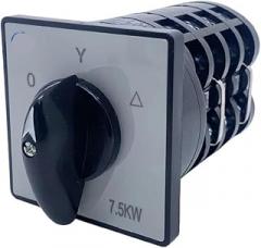 Triangle Rotating cam Switch Starts Dual Speed Electronic Starter high and Low Voltage Switch 40A HZ5-40/7.5KW M07