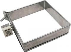 Band Heater 220V 1000W Stainless Steel Heating Element Size 100x100mm for Plastic Machinery and Electronic Equipment 1PC