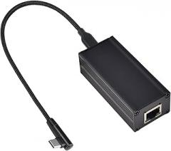 10/100Mbps Ethernet Power Over Ethernet Power Supply Networking Card Power Supply Type C Tablet Fast Charging Adapter