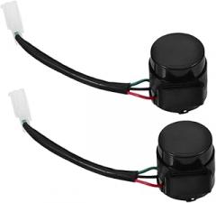 Cabilock 2Pcs Electronic Turn Signal Flasher Relay with Integrated for Motorcycle Scooter Durable Weather Resistant Indicator Light for Visibility and