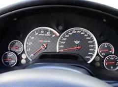 VMS Racing Matte Silver Gauge Bezels Rings Trim for Chevrolet Chevy Corvette Vette C5 1997 1998 1999 2000 2001 2002 2003 2004 97 98 99 00 01 02 03 04 Best Quality Look! (NOT Generic)