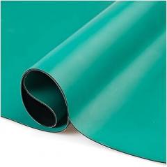 BABYCE Rubber Mat,Rubber ESD Soldering Pad,ESD Anti-Static High Temperature Anti Static Workbench Grounding Desk Pad for Electronics Repair, Electronic Work(120x110cm)