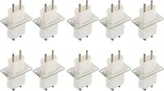 10 PCS 4 Filament Pin Sockets Microwave Oven Magnetron Plug Socket Connectors Essential Replacement for Microwave Oven Electronic Microwave Oven Parts