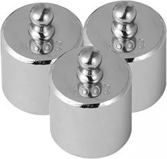 4Pcs Chrome Calibration Weights for Digital Scale Accuracy Testing Smooth Steel Weighing Plates for Laboratory Commercial and Educational Use NO.303