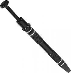 DOITOOL IC Chip Puller Grabber Tool 4-Prong Spring Assisted Extractor for Electronic Components and Small Parts Precision Component Pickup Tool for DIY and Repair