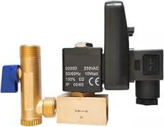 1pcs 0200D 15W 20W 220V Air Compressor Electronic Drain Valve Timed Drain Valve(0200D Coil 20W)