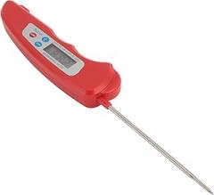 Generic Electronic Thermometer, Long Stainless Steel Tip Tip High Sensitivity Read Reading Temperature Meter -58-572 ℉ -50-300 (Red)