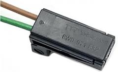 2 Pin 4E0 972 575 Auto License Plate/Plug Female Male Electronic Connector Wire Harness / 8W0 971 832(2P Female,1 Pc)