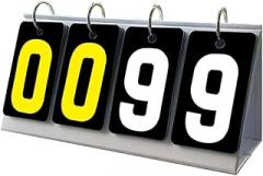 Portable Electronic Scoreboard for Multiple Sports PVC Tabletop Score Counter with Clear Numbers 7.87x3.35x3.74 Inch
