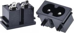 of IEC C8 AC Inlet Wall Socket 2.5A PDU Cabinet Male Socket with Certificate Flame Retardant Materials BX-180-H02 New 2026 High for Reliable Electronic Component, Precision, Stable Performance