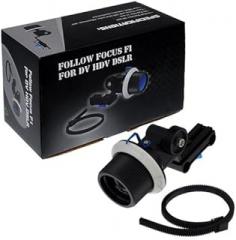 Fotodiox Pro Geared Follow Focus Drive Compatible with DSLR, Mirrorless, and Video Cameras fits Shoulder Supports, Stabilizers, and Video Rigs – Mounts on 15mm Rod Systems