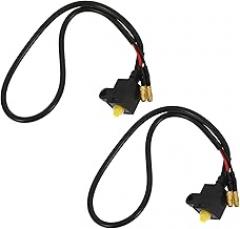 Alipis 2pcs Brake Light Switch for Rear Brake Light Electronic Switch Line Micro Button Motorbike Modification Part Easy Installation