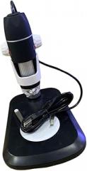Mikinona Portable Digital Microscope Magnification with LED Light Handheld USB Electronic Magnifier for Jewelry Collectors and Amateurs Lightweight Black Tool for Night Viewing