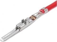 Automotive Electrical connectors 2.3MM 8230-4282 Brass Tinned Auto Crimping Terminal Wire Male Loose Splice Pins Electronic Connector with Cable DJ611-2.3 * 0.6A(10 Pcs)