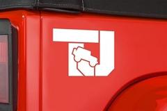 Unique Graphix - TJ Fender Side Vinyl Decals 1 Pair