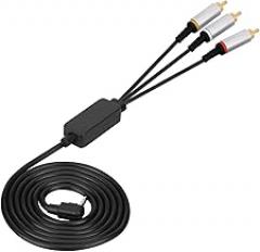 AV Cable, AV HD Audio Cable HDTV Composite Cable Adapter for Console, Video Adapter Cord Video Cable for Game Players for 3000, 150cm