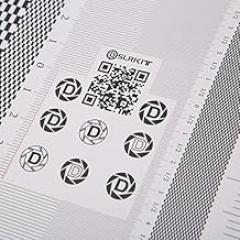 Camera Lens Focus Calibration Card AF Micro Alignment Ruler Folding Chart