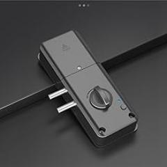 Invisible Electronic Door Lock for Wood Interior Doors – IC Card Swipe Access, Burglar-Proof ABS Security Lock, Contactless Indoor Door Lock