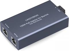 LINOVISION Full Gigabit 150W High Power PoE Injector for Starlink with 48-57V Input / 3A 10/100/1000M