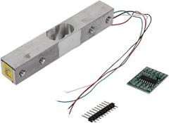 Luxshiny 1kg Load Cell Module Pressure Sensor Electronic Weighing Module Precision Ad for Thin Pressure Sensor