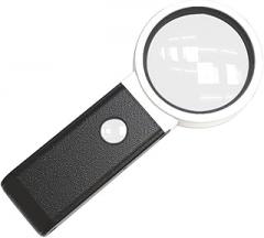 25x LED Magnifier Optical Lens Foldable Glass for Banknote Checking Reading Electronic Maintenance Watch Repair