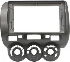 YuYue Electronic 9 Inch 2 Din Car Video Fascia Panel Compatible with Honda Fit City Jazz 2002-2007(Left Hand Drive) Double DIN Installation Dash Frame DVD GPS MP5 Android Player Audio Dashboard Frame