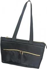 Women Laptop Tote Bag with Insulated Lunch Compartment Briefcase Computer Handbag for Electronics Accessories Outdoor Nurse, Black